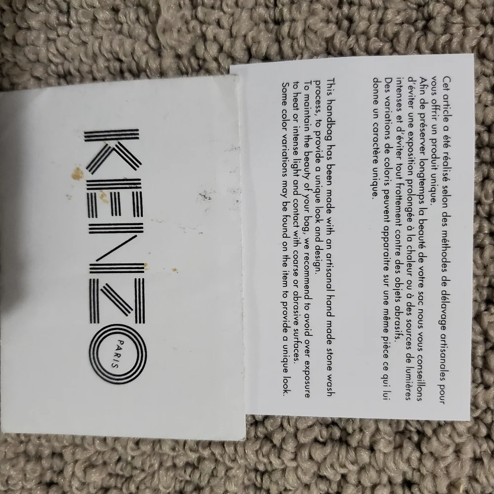 3/$100 Authentic Kenzo Tote - Picture 10 of 16